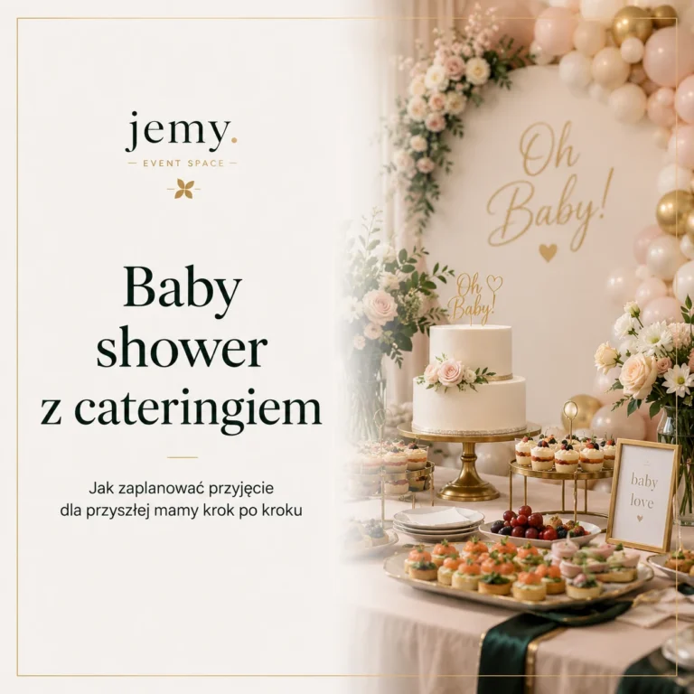 Baby shower z cateringiem — jak zaplanować przyjęcie dla przyszłej mamy krok po kroku