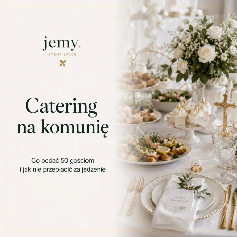 Catering na komunię — co podać 50 gościom i jak nie przepłacić za jedzenie