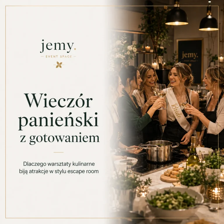 Wieczór panieński z gotowaniem — dlaczego warsztaty kulinarne biją atrakcje w stylu escape room