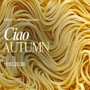 CIAO, AUTUMN! Italian Fall with Ewa Michalska